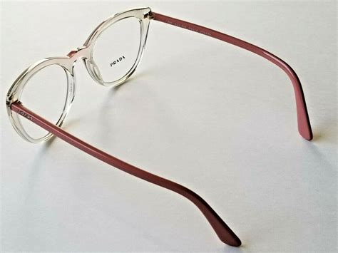 prada glasses semi rimless white|Prada prescription eyeglass frames.